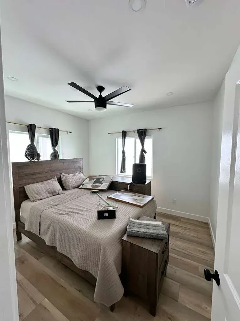 Master bedroom repaint with detailed prep — Riverside, CA